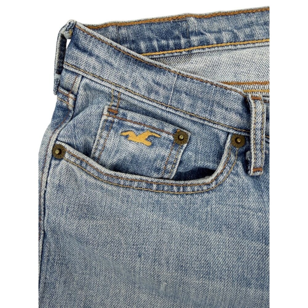 Vintage Hollister Cali Flare Low-Rise Jeans| Y2K McBling Grunge Fairycore Skater - Picture 11 of 16